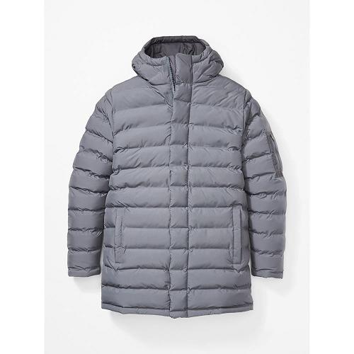 Marmot Alassian Featherless Jackets - Mens Parka Grey CA7382109 Canada